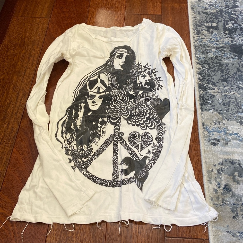 Lauren Moshi - long sleeve graphic shirt